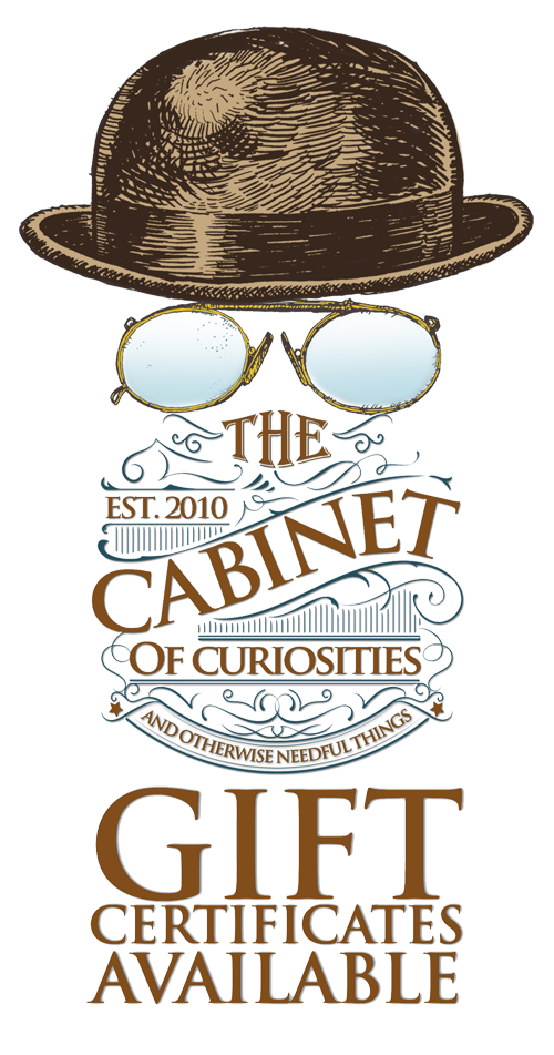 Gift Certificates Cabinet of Curiosities gift certificate — bowler hat and spectacles emblem