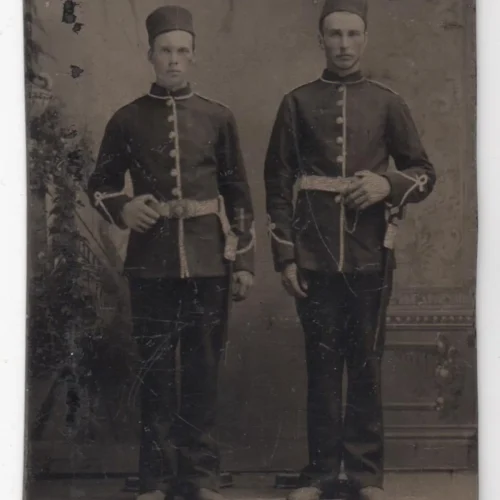 Early Canadian Military tintype