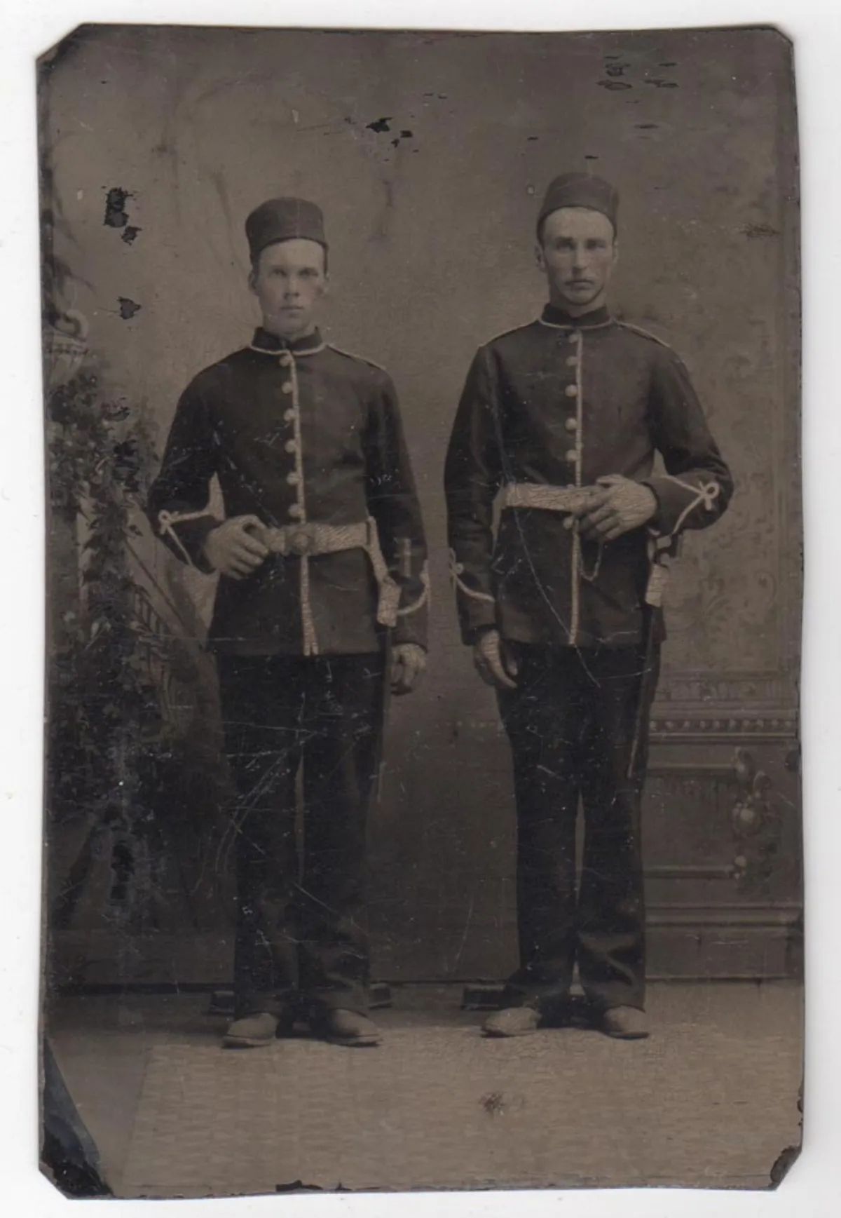 Early Canadian Military tintype