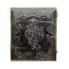 Rare Cased 6th Plate Ambrotype Musician Playing an Instrument