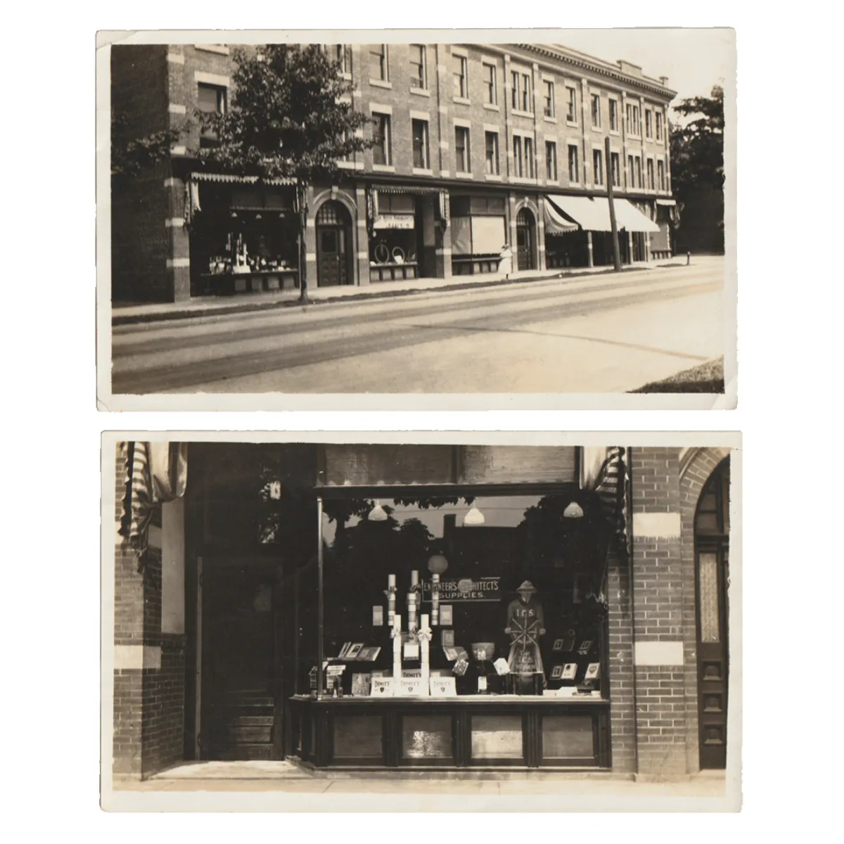 APH0302 Collection of Interior and Exterior Photo Snapshots of a Hamilton, Ontario Merchant Store