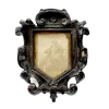 1860s Wood and Thermoplastic Primitive Moulded Framed CDV Photograph