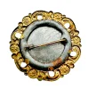 Antique Tintype Brooch Ornate Frame