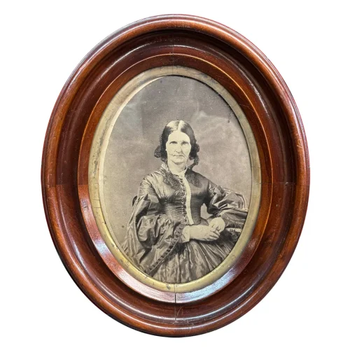 Mid 19th Century Oval Framed Photographic Portrait