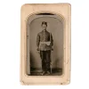 Mid 19th Century Canadian Military Tintype Portrait
