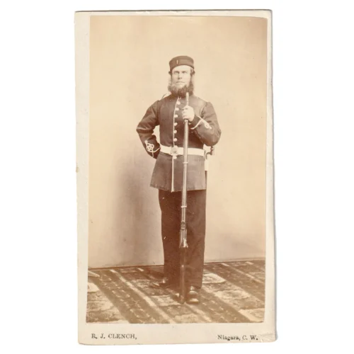 APH0491 Mid 19th Century CDV Canadian Military Niagara Falls CW