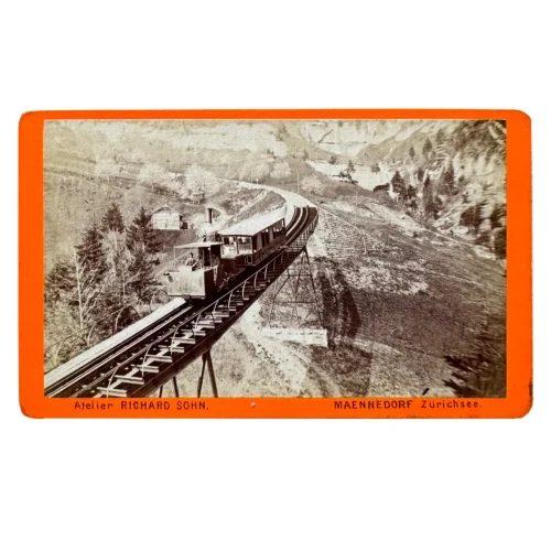 APH0531 1880s European Railway CDV Photograph