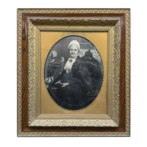 Large Ornately Framed Gorgeous Victorian Grandmotherly Portrait