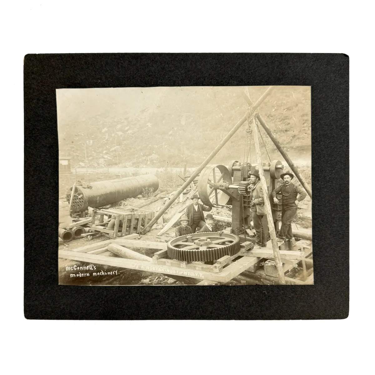 1904 McConnell Gold Mining Operations Group Lot of Original Photos