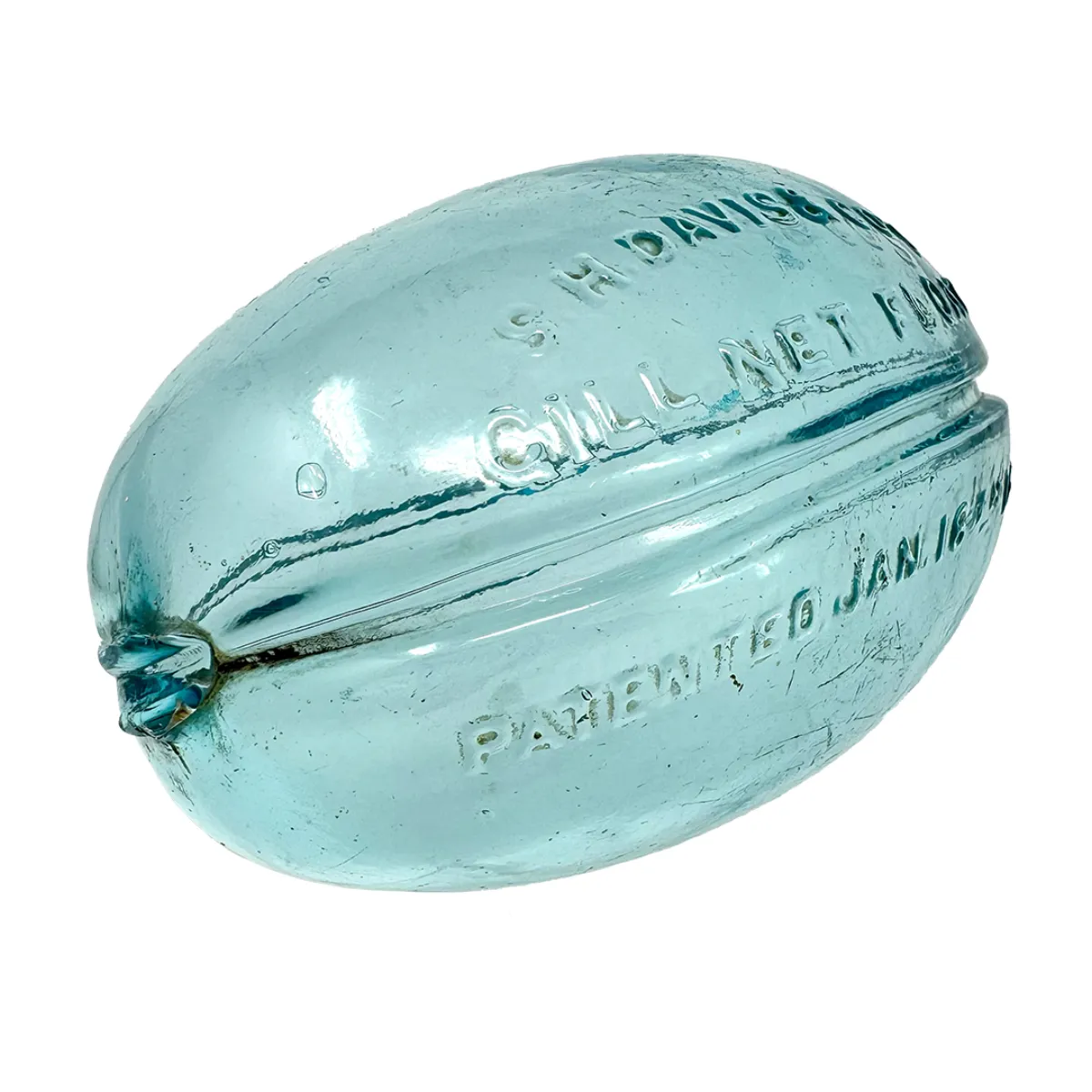 Extremely Rare 1877 Gill Net Float S. H. Davis & Co’s / Gill Net Float