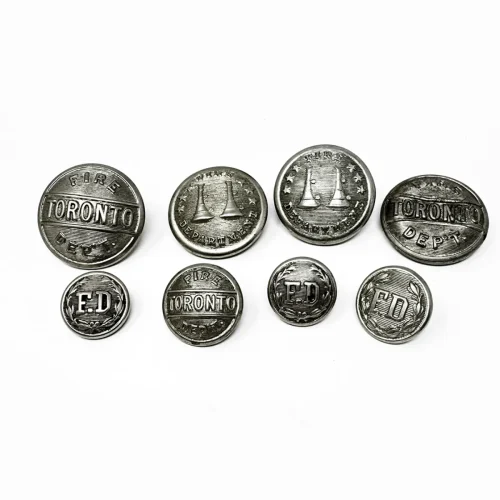 Antique Toronto Fireman Uniform Buttons