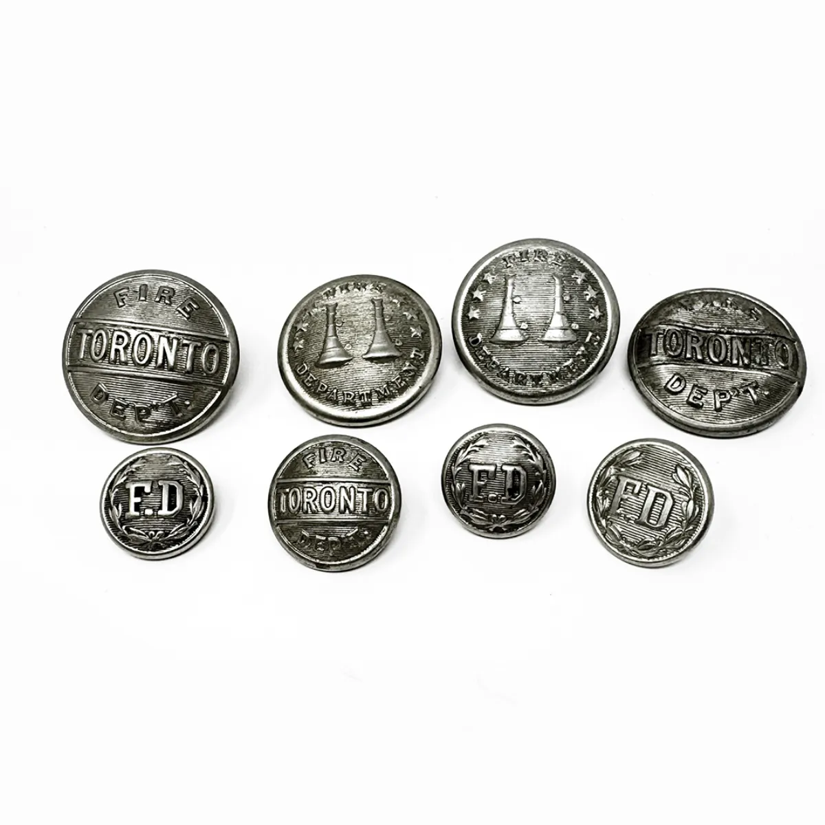 Antique Toronto Fireman Uniform Buttons