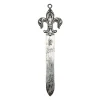 AVMC0872 Antique Marked Sterling Silver Fleur de Lis Letter Opener