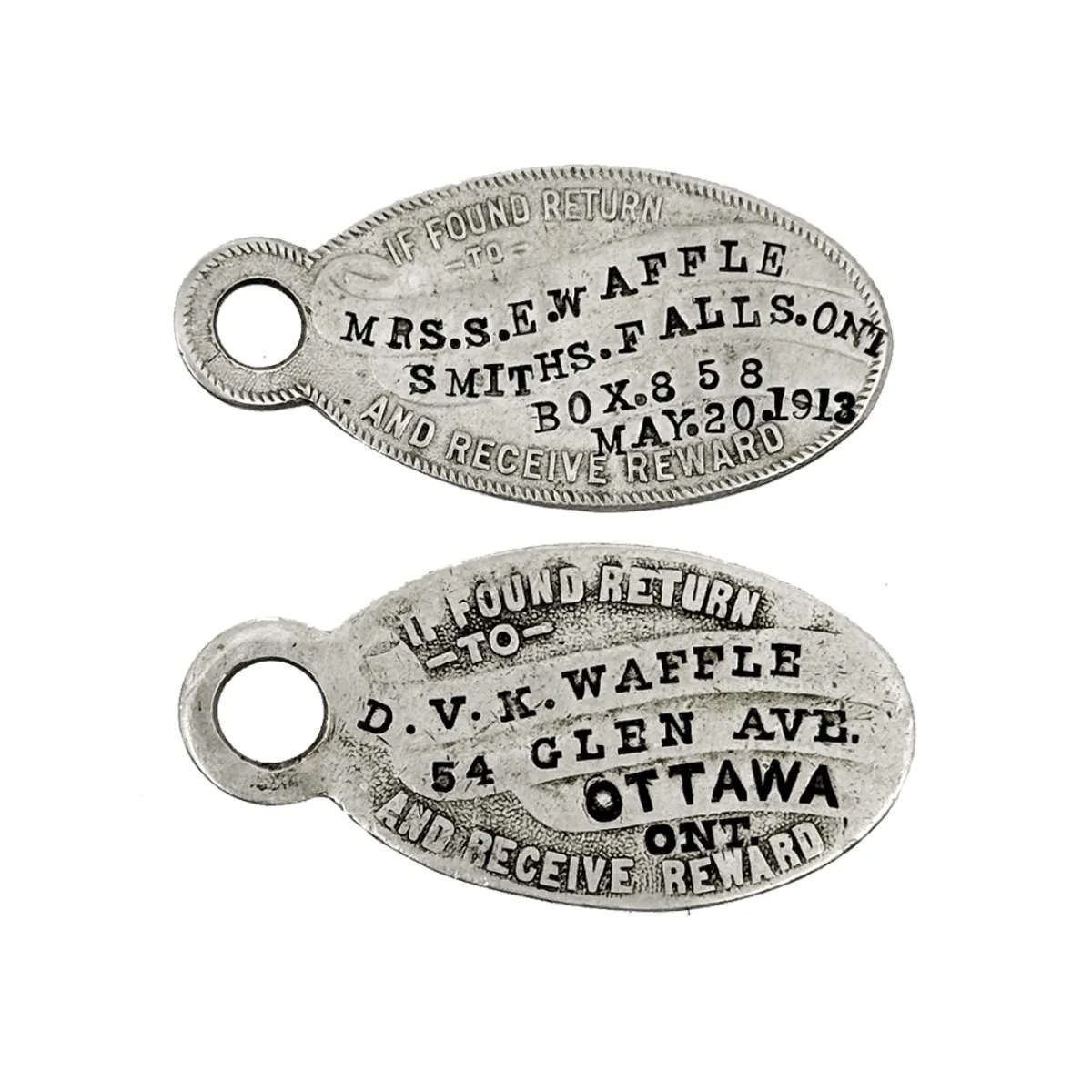 Antique Key Fobs Smiths Falls and Ottawa
