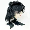Elaborate Victorian Era Mourning Bonnet