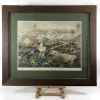 Original Kurz & Allison Chromolithograph Titled: Capture of El Caney, El Paso & Fortifications of Santiago CHARGE OF THE ROUGH RIDERS