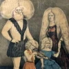 CS0013 The Lucasie Albino Family Print by Currier & Ives circa 1855-1865