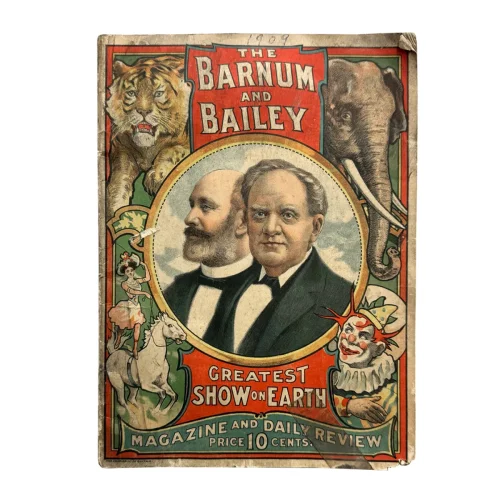 1909 Barnum and Bailey Greatest Show on Earth Magazine and Daily Review