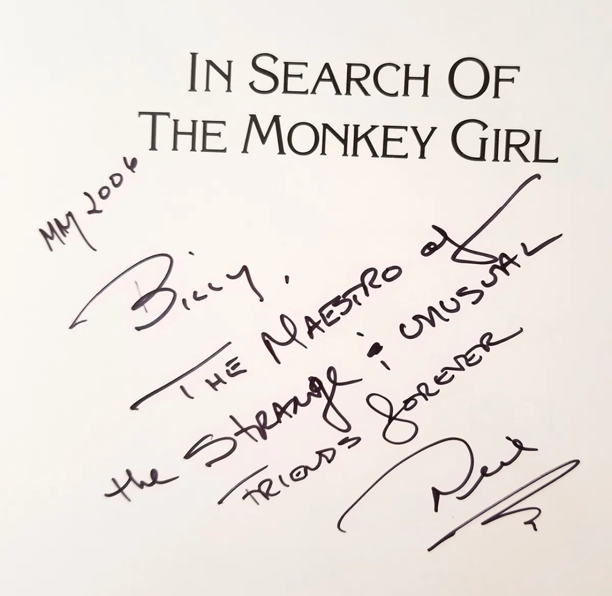 CSB-10B IN SEARCH OF THE MONKEY GIRL