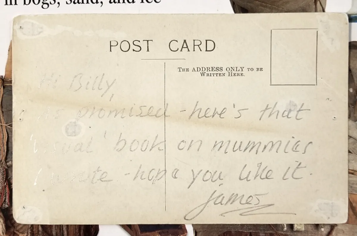 Mummy / DK Eyewitness Books Billy Jamieson w Personal Postcard