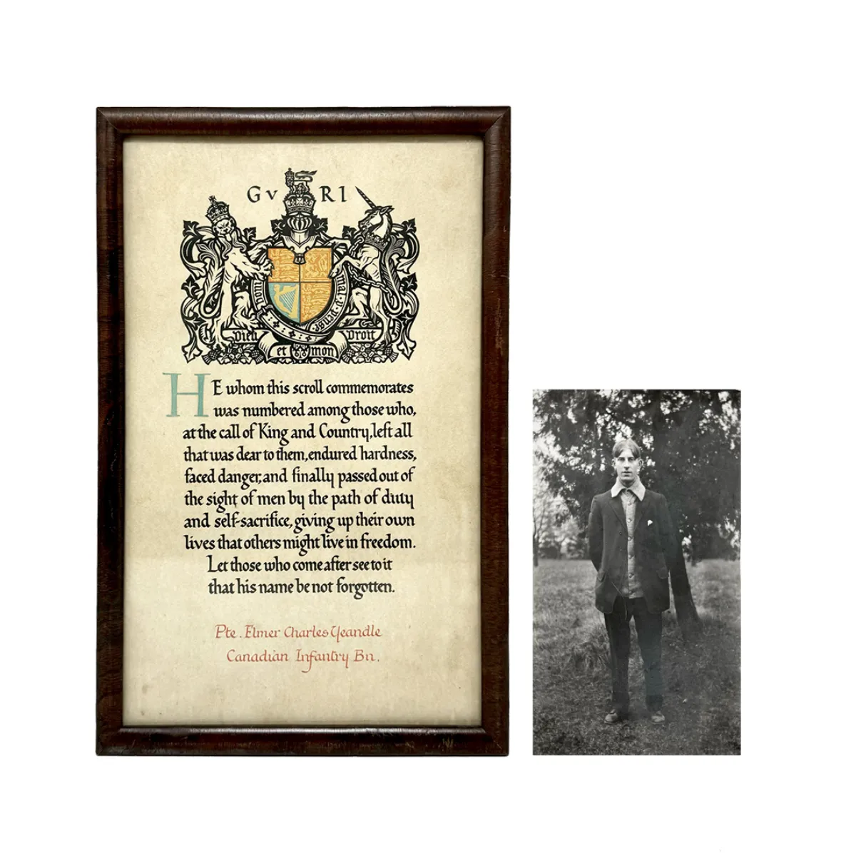 World War 1 British Canadian ‘Death Penny'