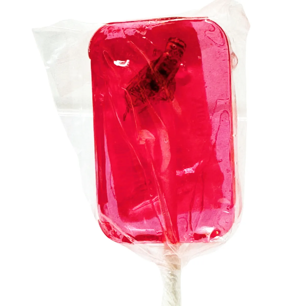 EI026 HotLix Strawberry Cricket Lollipops