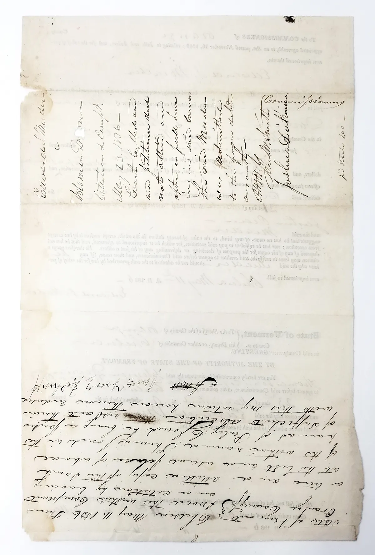 EPH002-B-1 1836 Petition for Release From Debtors' Prison