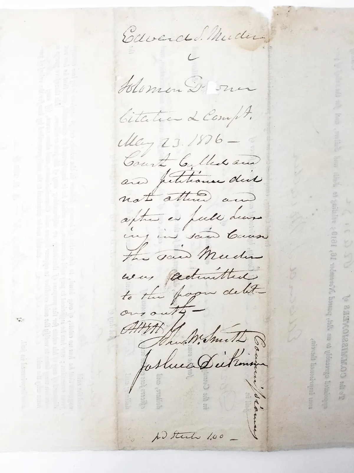EPH002-C-1 1836 Petition for Release From Debtors' Prison