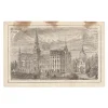 1881 Illustrated Broadside Alma Women’s College St. Thomas Ontario
