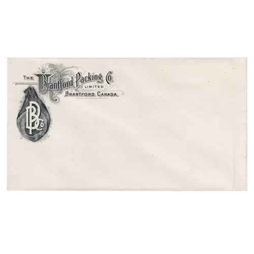EPH0421 Illustrated Advertising Postal Cover Brantford Packing Co.
