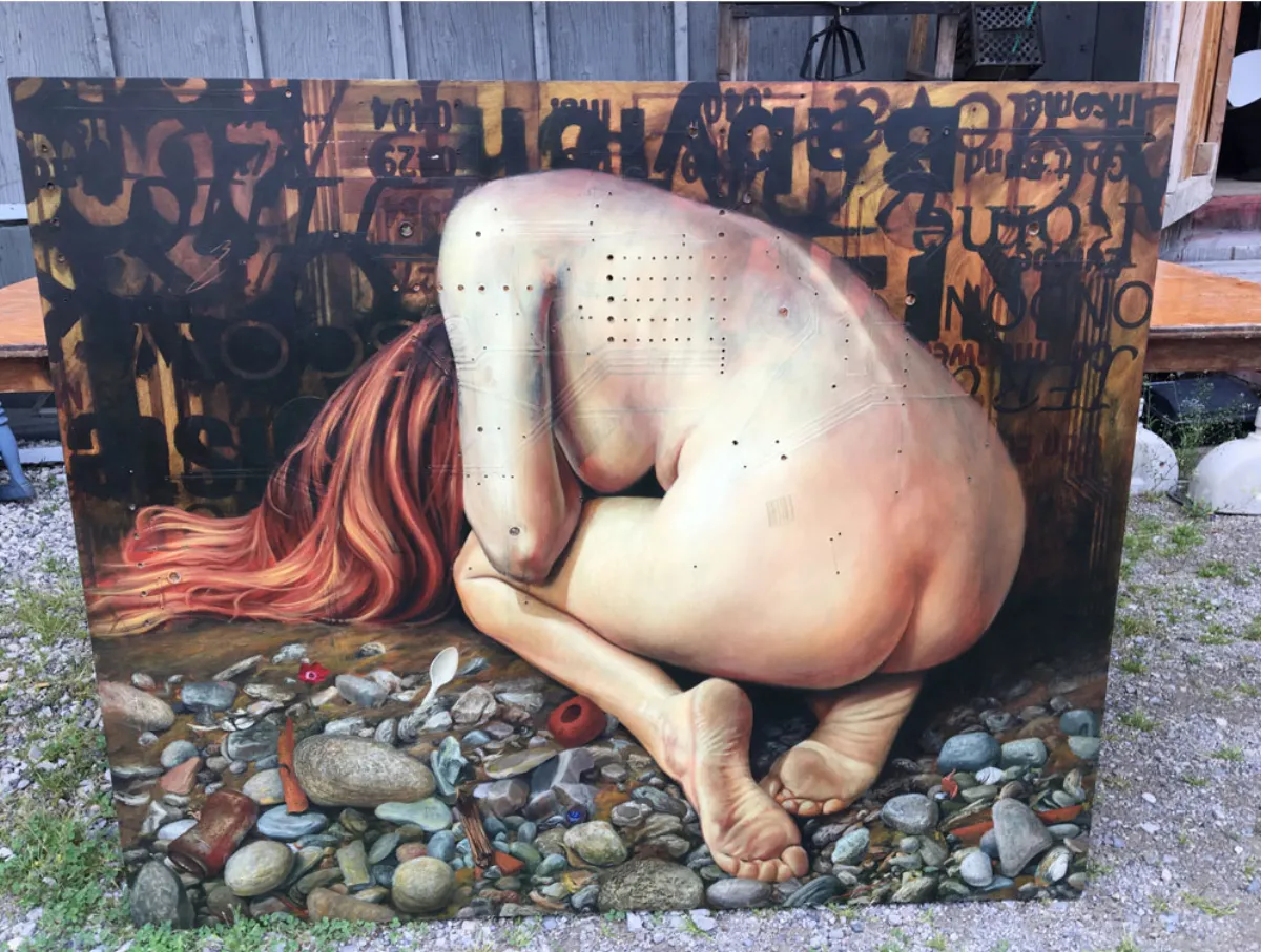‘And I Will Never Mourn.’ by Canadian artist Bruno Capolongo