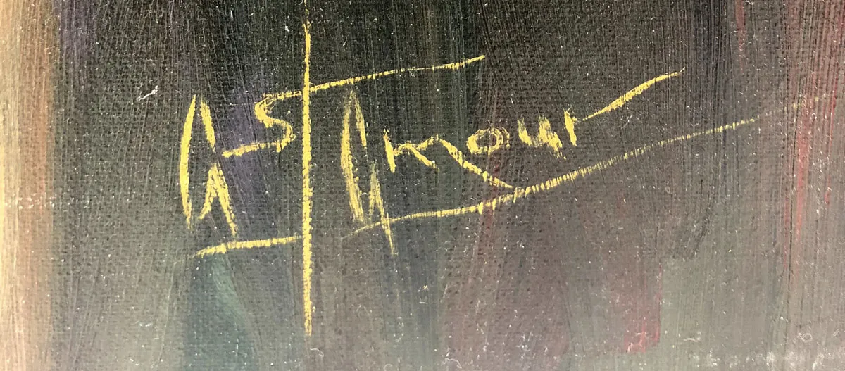 Original signed Oil on Board