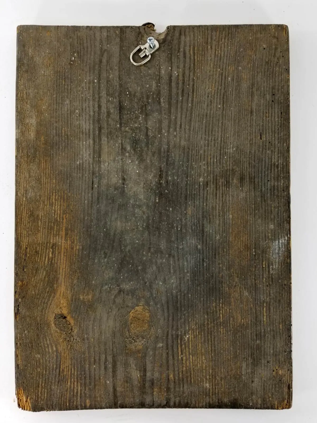 Original Oil On Wood study of John The Baptist