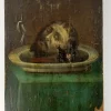 Original Oil On Wood study of John The Baptist