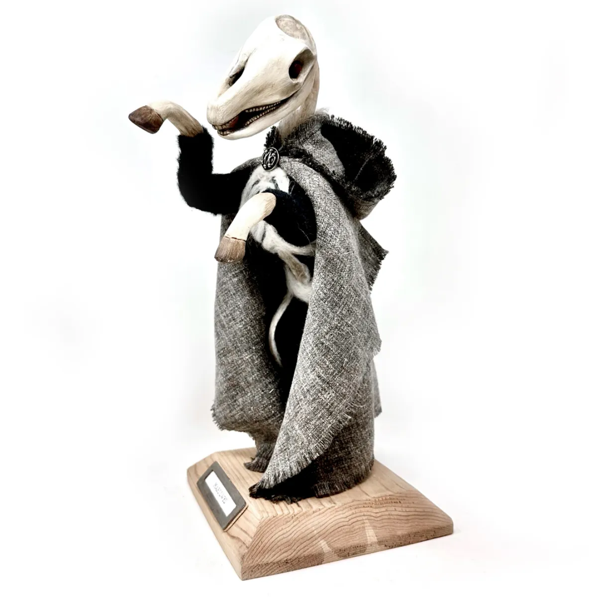 FA030 Mari Lwyd OOAK Sculpture