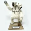 Bipolar Bear Mixed Media Sculpture by Shauna Johnson