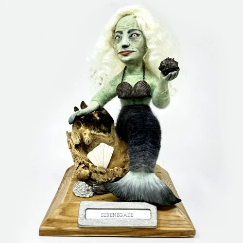 Sirenegade Mixed Media Sculpture Shauna Johnson
