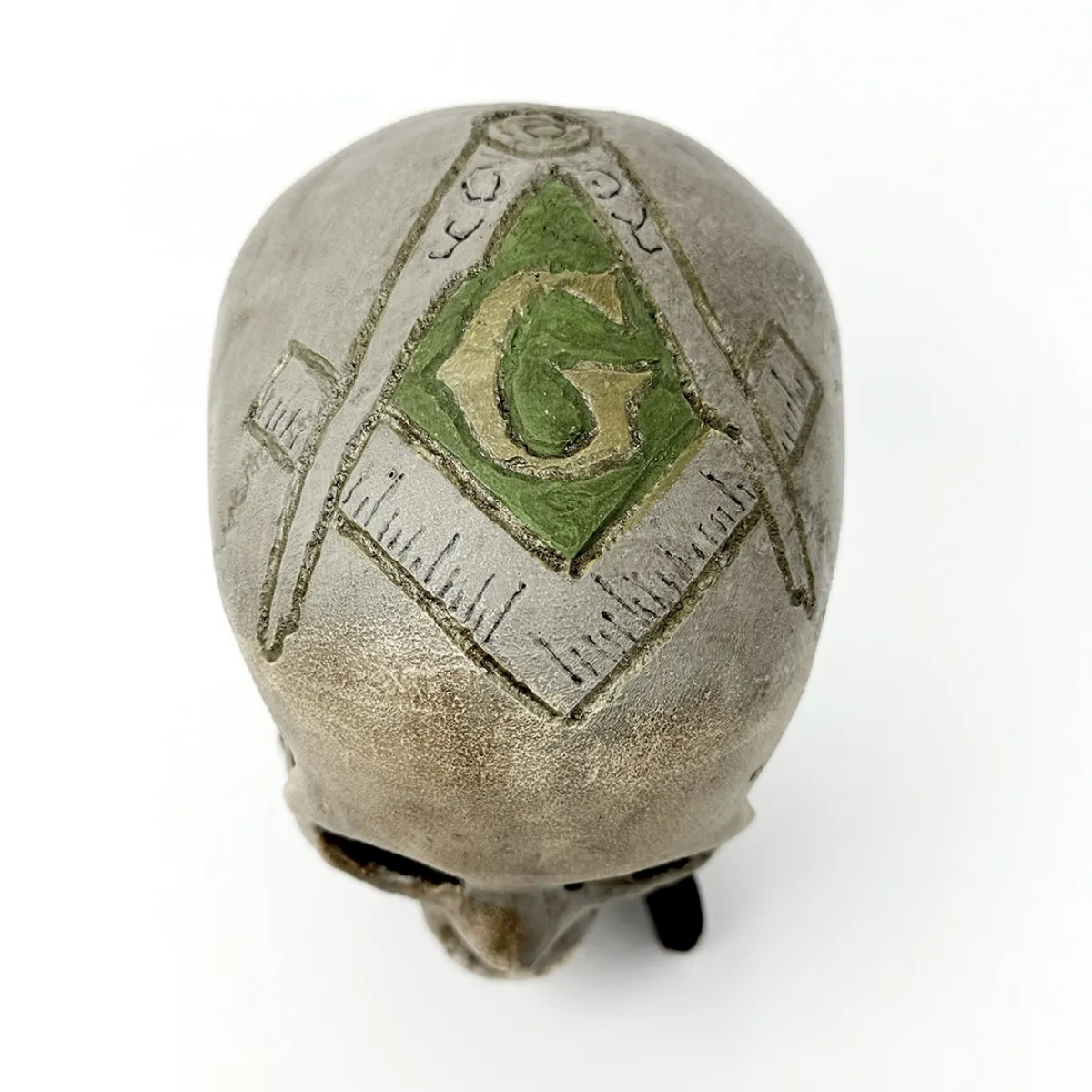 Masonic Carved Skull The Rupert Lockfield Collection