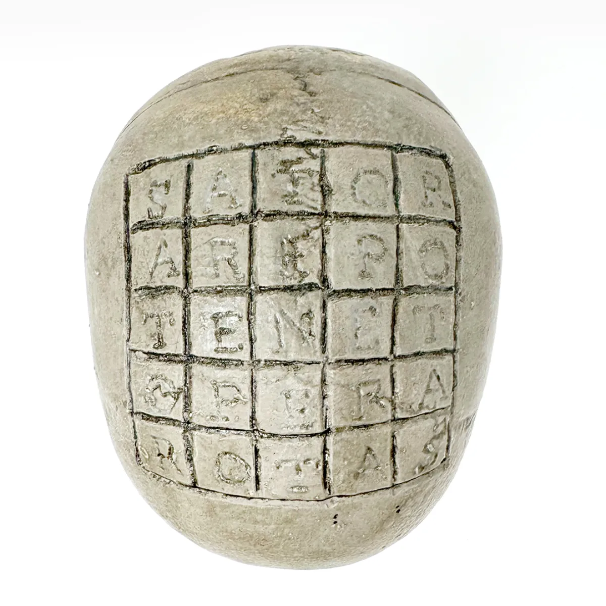 Sator Square Carved Skull The Rupert Lockfield Collection