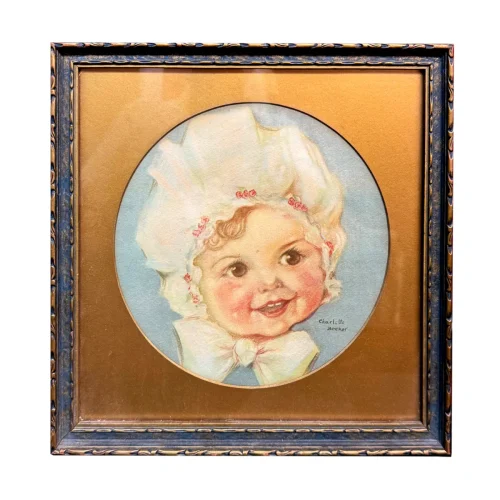 1930s Signed Charlotte Becker Print