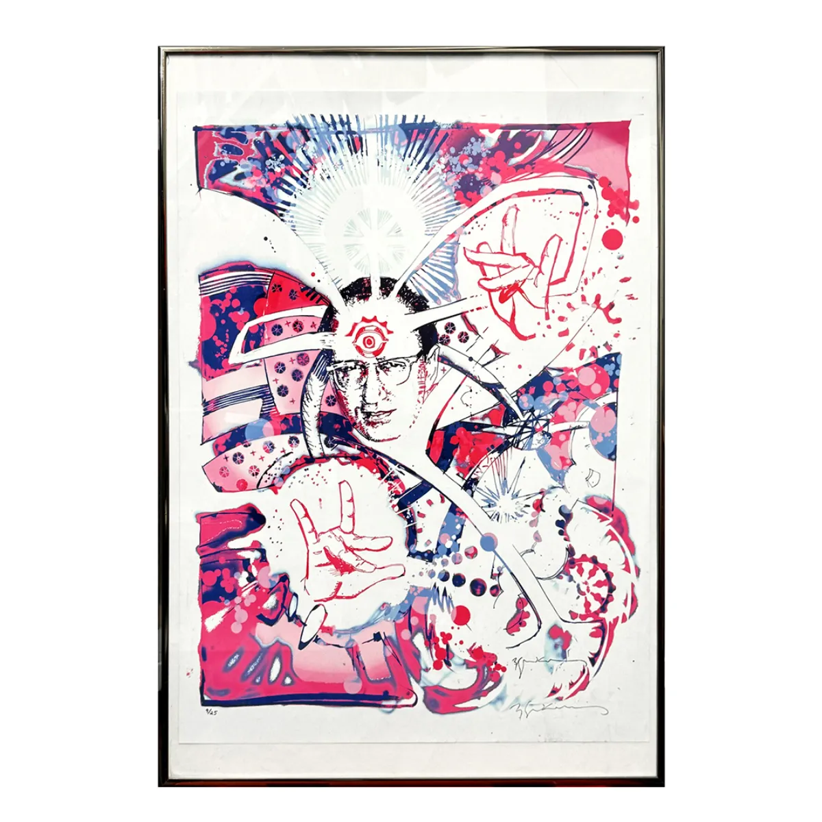 Original Signed & Numbered Print Tribute to Comic Legend Steve Ditko by Bill Sienkiewicz