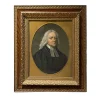 Ornately Framed Victorian Portrait of John Wesley