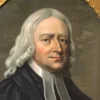 Ornately Framed Victorian Portrait of John Wesley