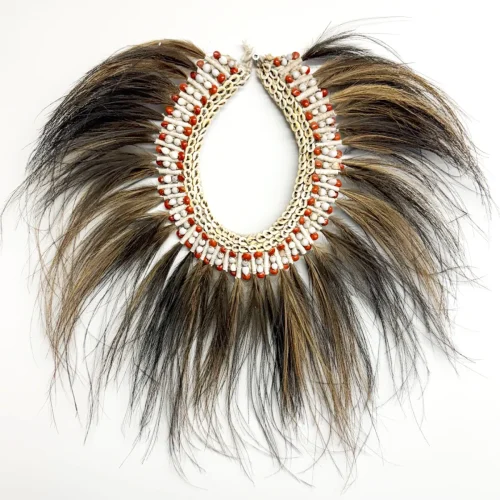 IP1391 Beautiful PNG Tribal Style Feathered Collar