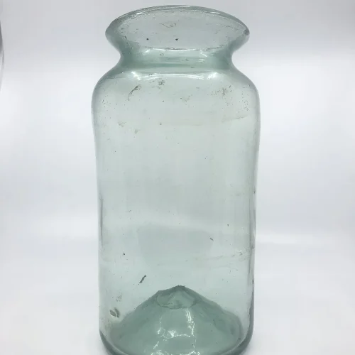 Lot-59A Early Large Mouth Apothecary Jar