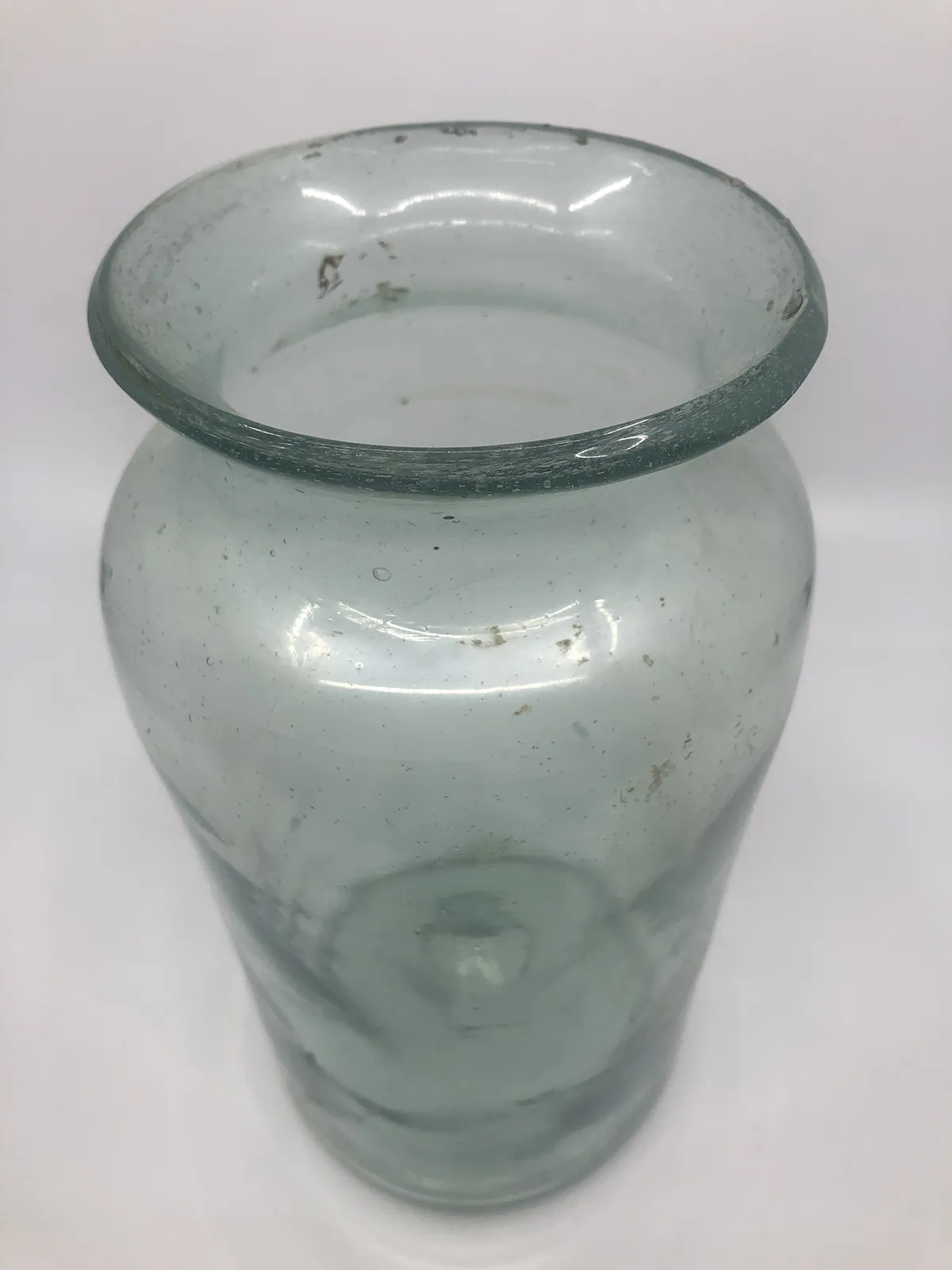 Early Large Mouth Apothecary Jar