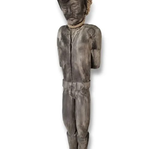 Carved wooden figure – the hanging sheriff