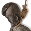 MA021-Hang-Man-Right-Side-Face Carved wooden figure – the hanging sheriff
