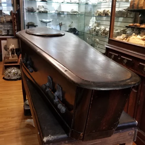 Incredible 19th Century Elaborate Coffin