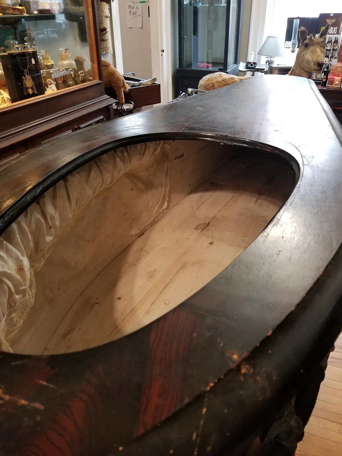 Incredible 19th Century Elaborate Coffin
